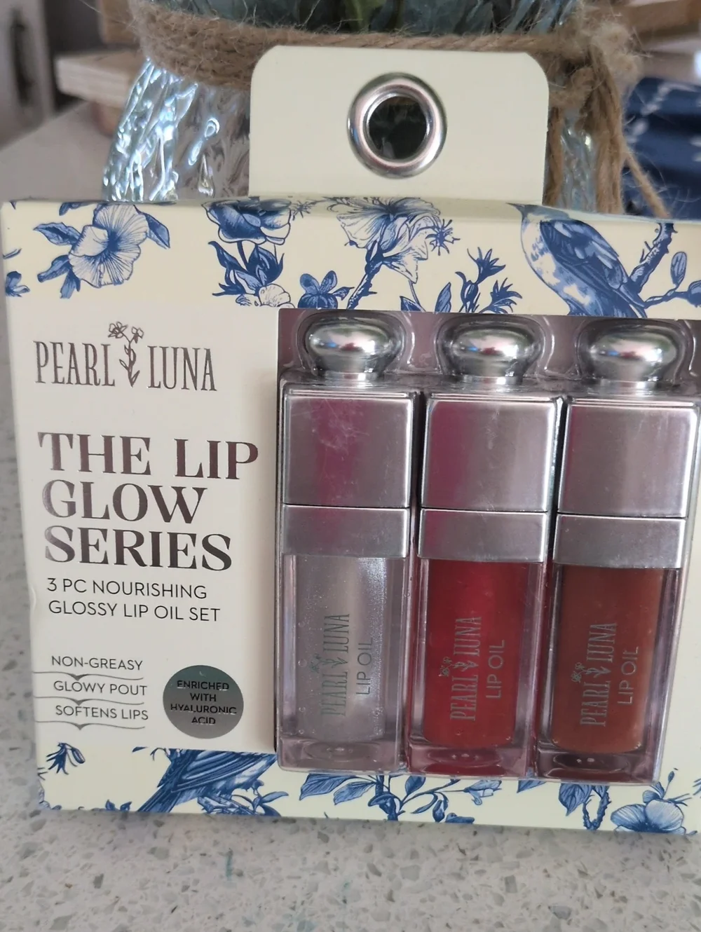 The Lip Glow Series - 3pc Glossy Lip Oil Set